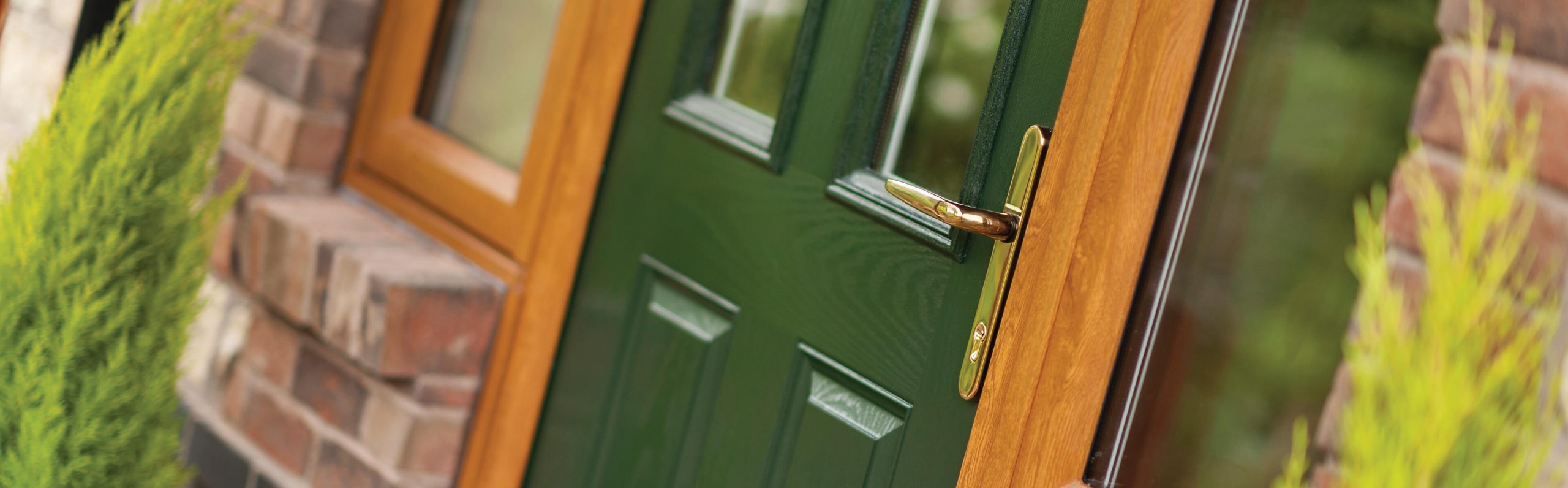 green composite door