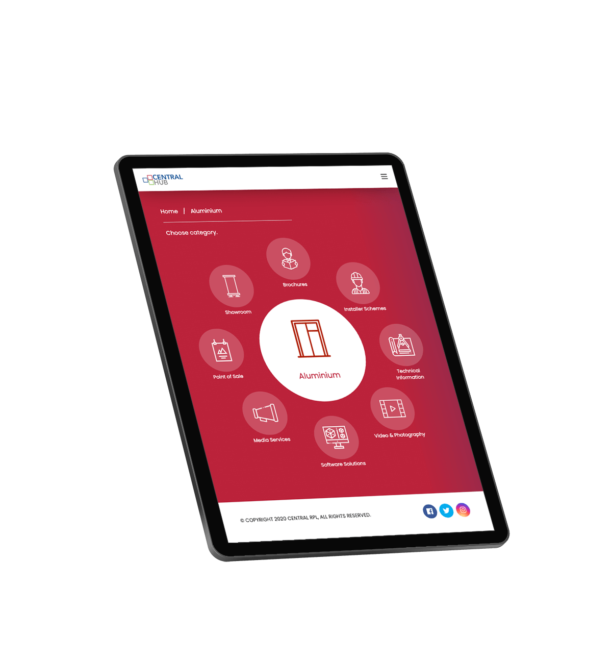 Central Hub ipad