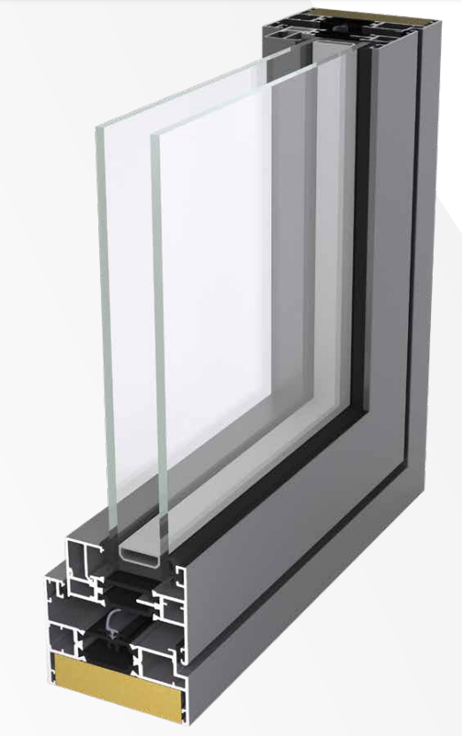 flush aluminium window profile