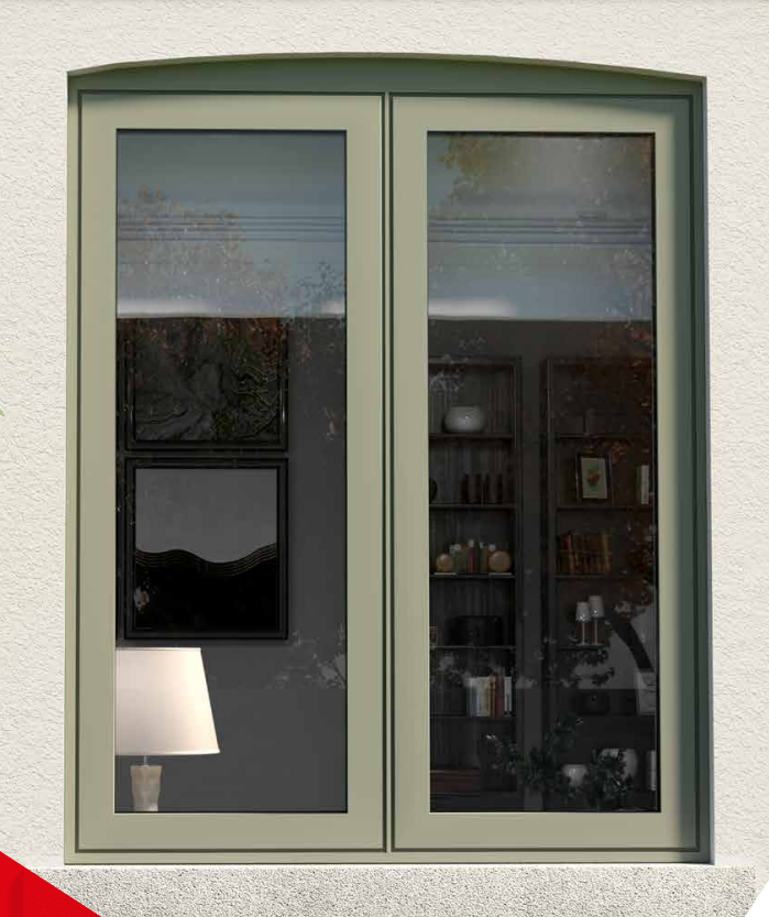 aluminium flush casement windows